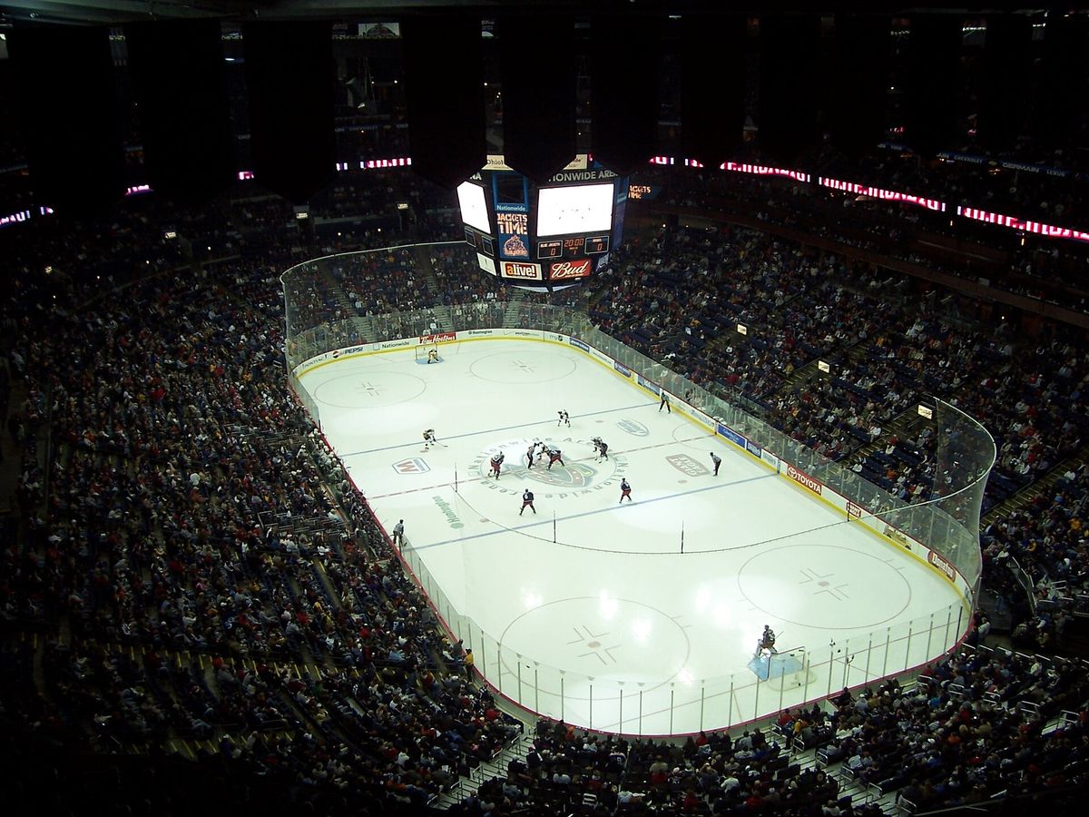 Nationwide Arena during a Blue Jackets game