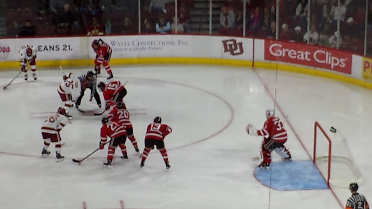 Denver Pioneers hockey at Magness Arena